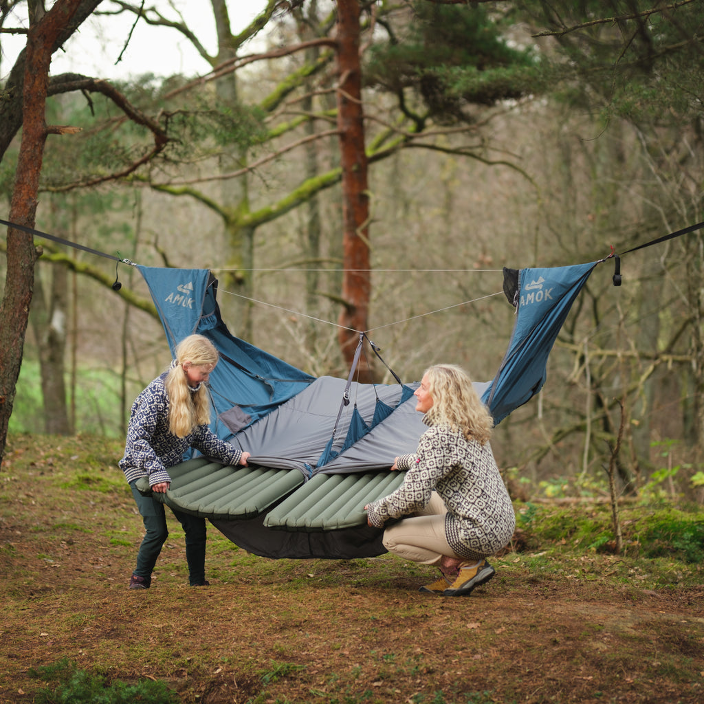 Amok Draumr Double Hängmatta / Blue