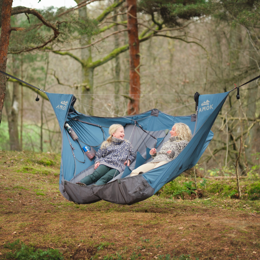 Amok Draumr Double Hängmatta / Blue