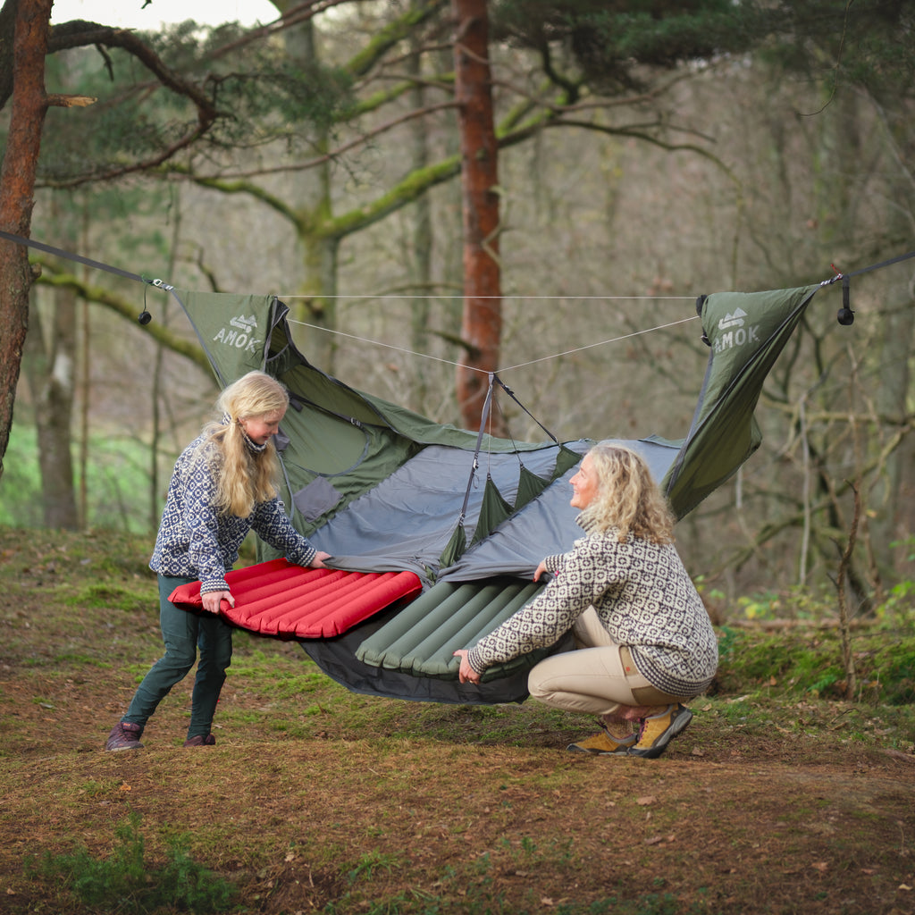 Amok Draumr Double Hängmatta / Green