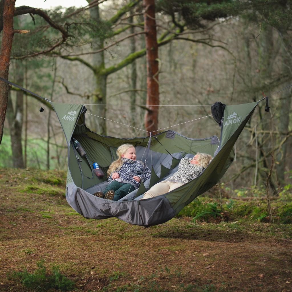 Amok Draumr Double Hängmatta / Green