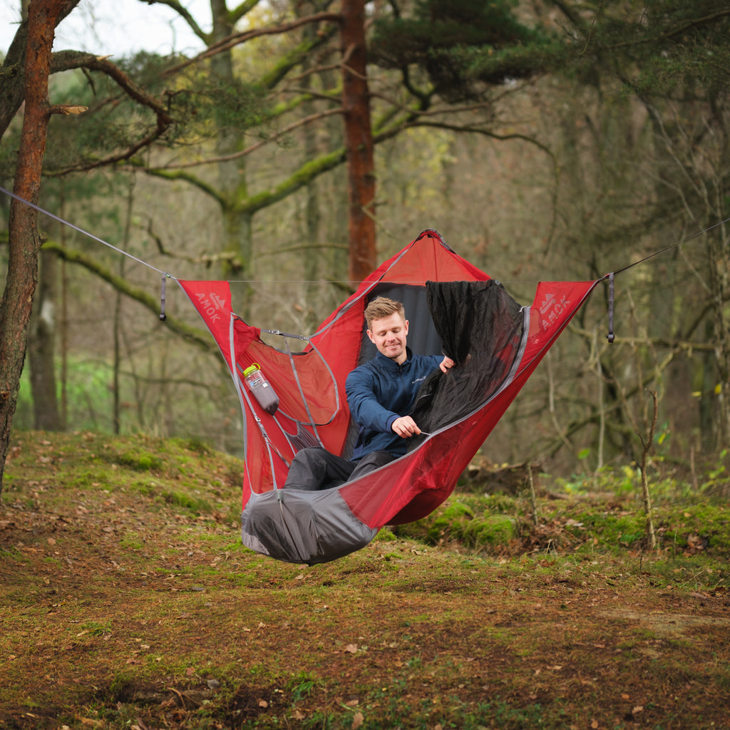 Amok Draumr Ultralight hängmatta / XL / Red