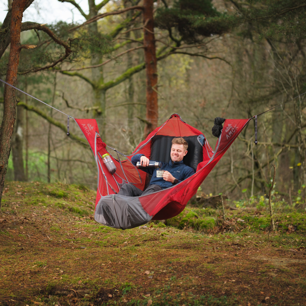 Amok Draumr Ultralight hängmatta / XL / Red